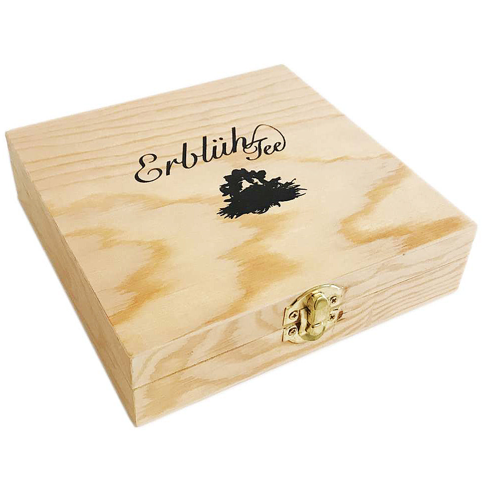 Luxurious packaging of blooming tea gift set for special occasions