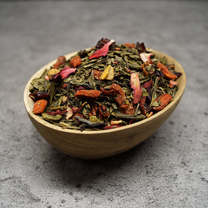 Fruity Loose Green Tea with Goji and Acai – Enjoy Cold or Hot