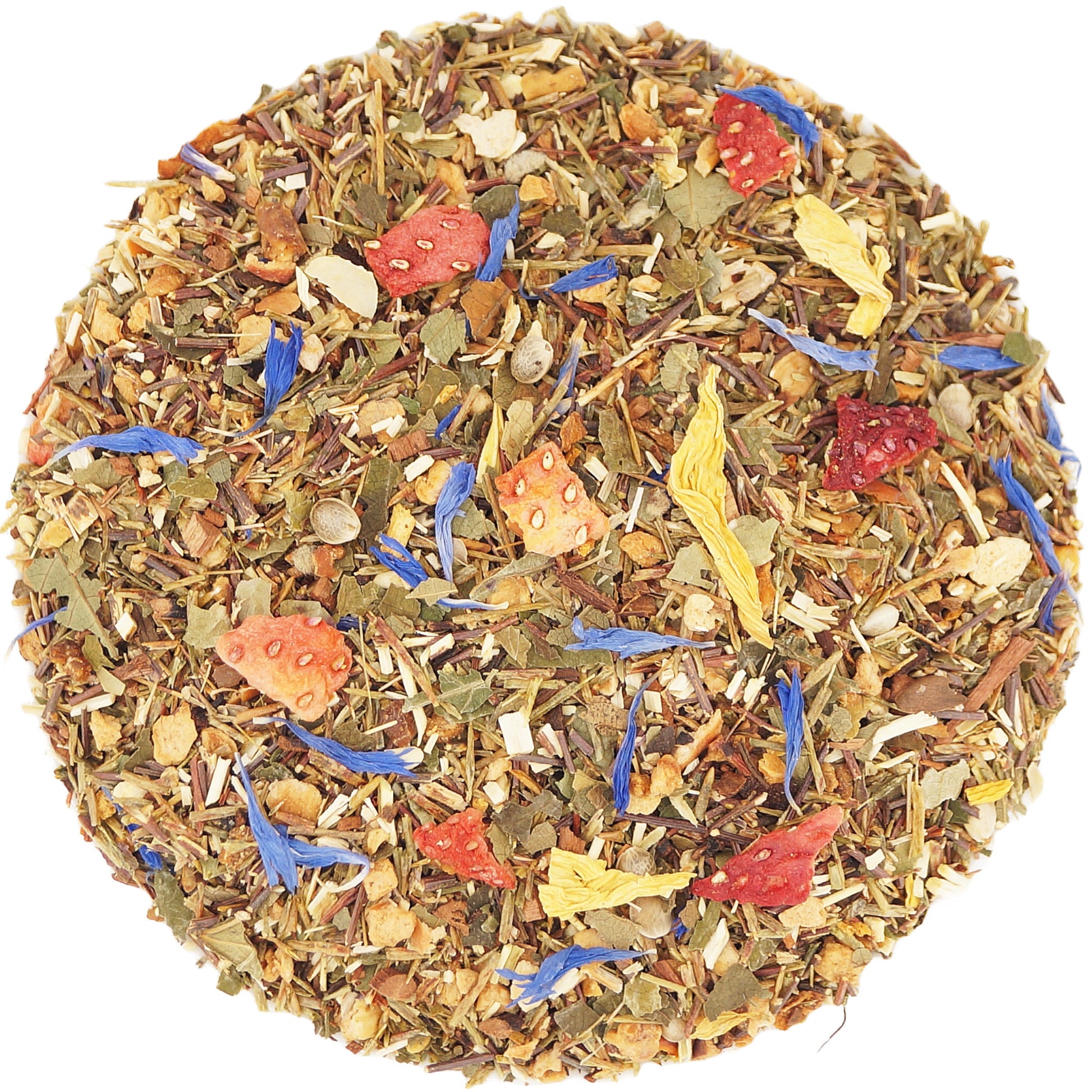 Herbal Tea Calm Passion – relaxing loose leaf herbal tea in elegant gift box, perfect for stress relief