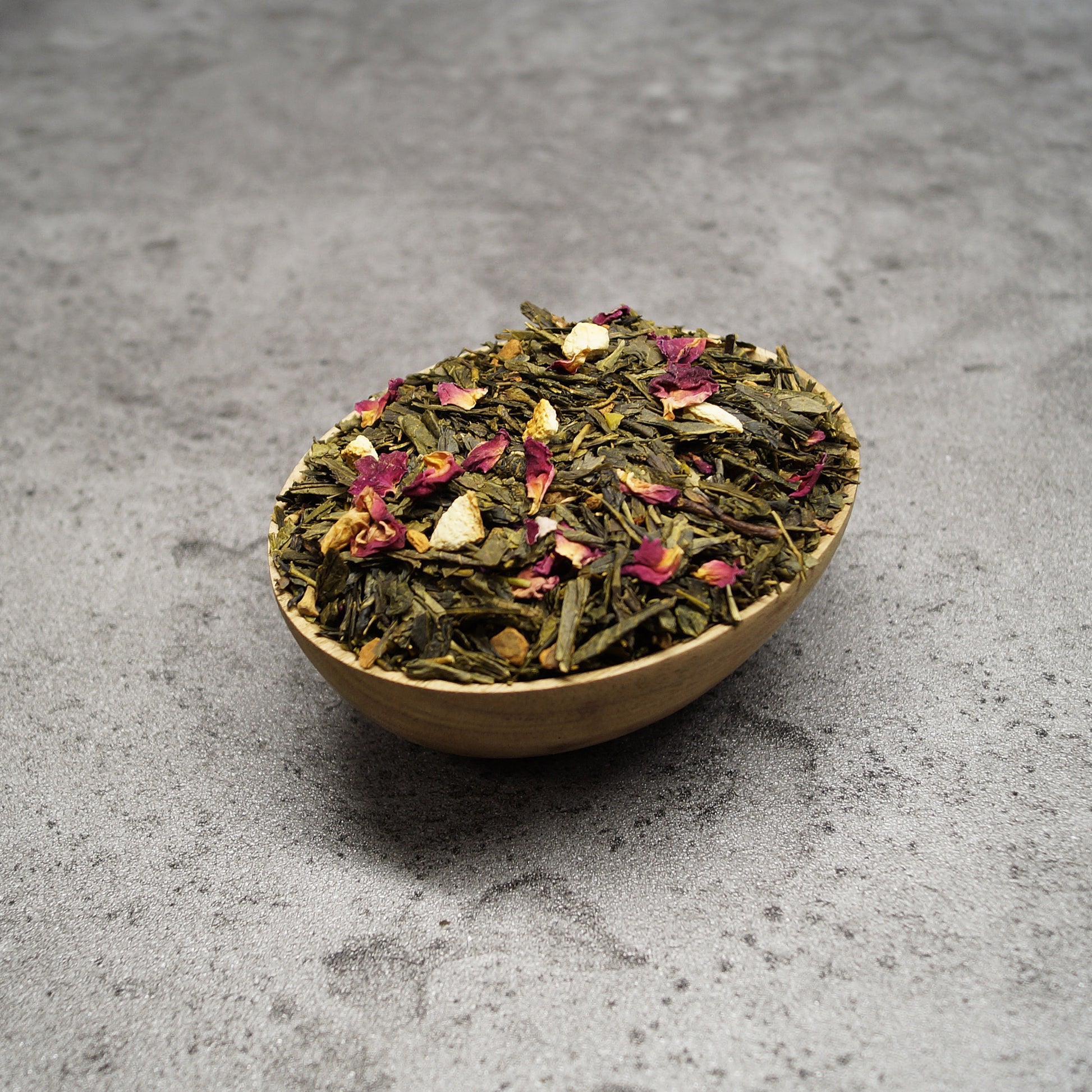 Order green tea, flavored with cinnamon and citrus