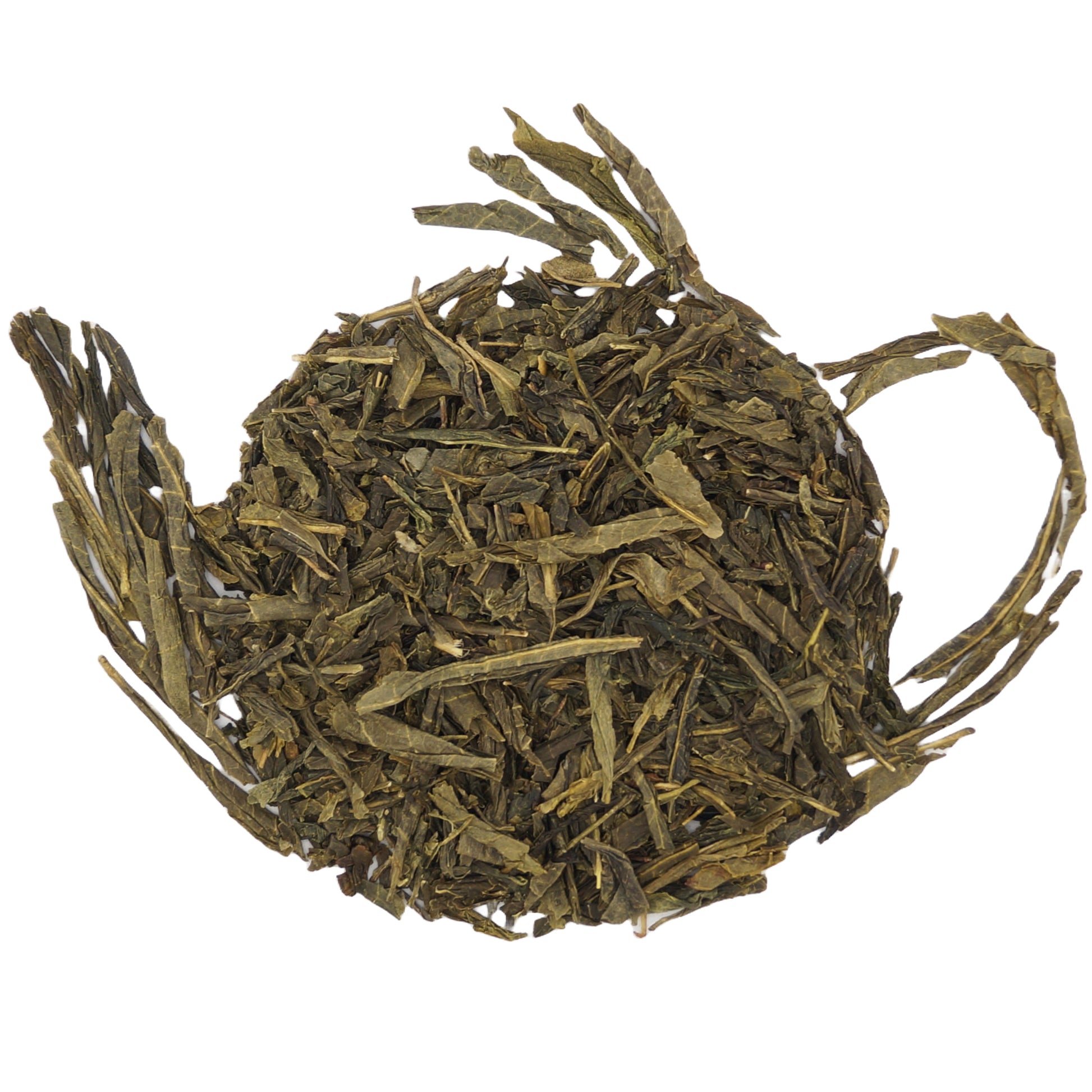 Loose leaf Sencha green tea from China, rich in flavor and aroma