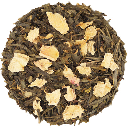 Sweet Almond Green Tea – Organic Loose Leaf Fruit Blend