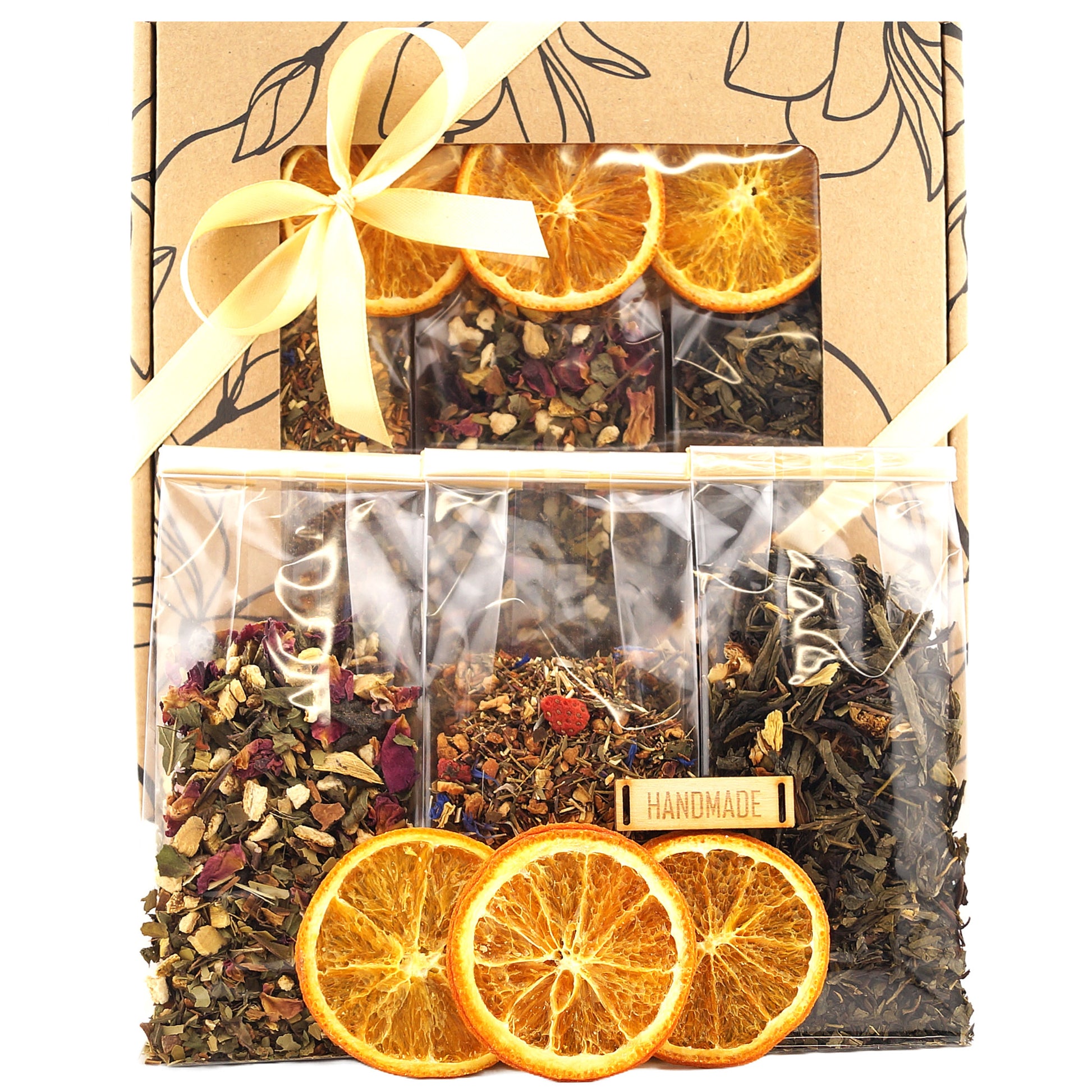Luxury mixed tea gift set – elegant tea gift box with assorted loose leaf teas