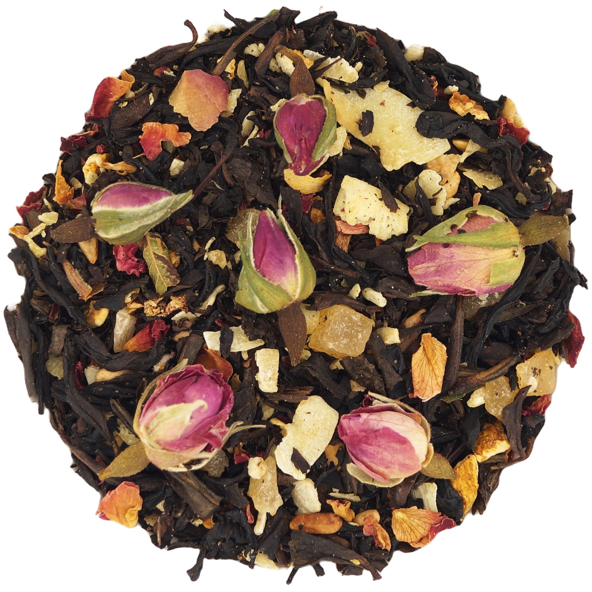 Pink Beauty oolong tea with rose and coconut