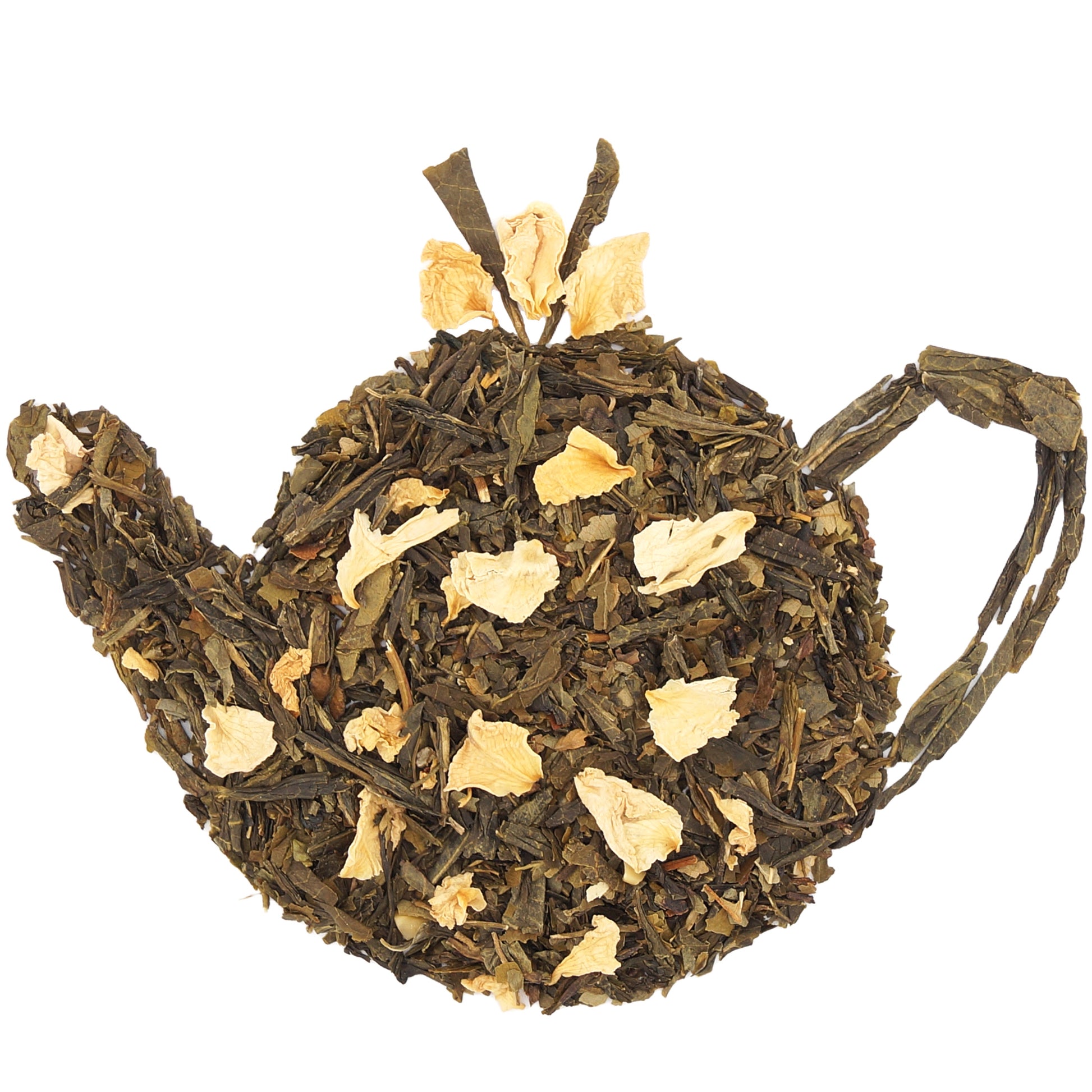 Organic Loose Leaf Green Tea with Sweet Almond and Blackberry Notes