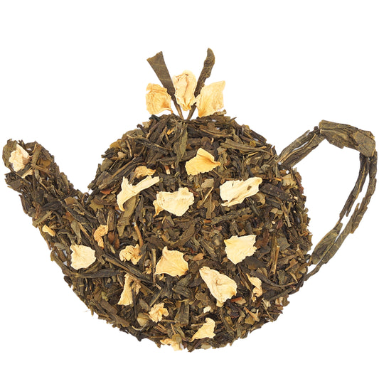 Organic Loose Leaf Green Tea with Sweet Almond and Blackberry Notes
