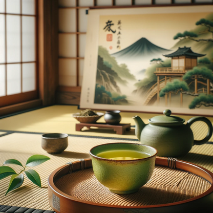 Organic Loose Leaf Green Tea Brewed - Bancha Shun Japan