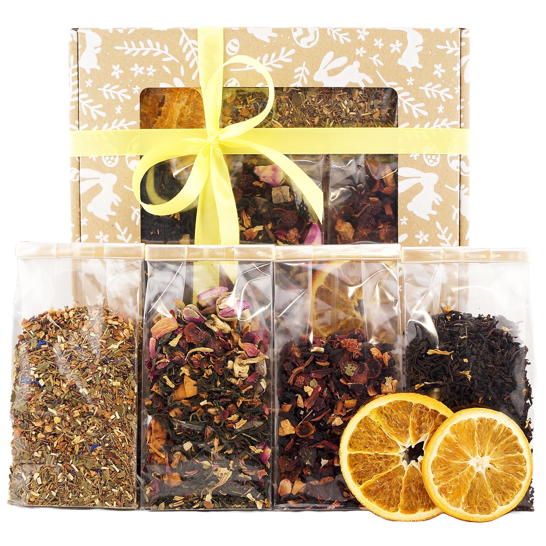 Premium tea gift set with luxury tea blends, perfect for Easter baskets or any occasion