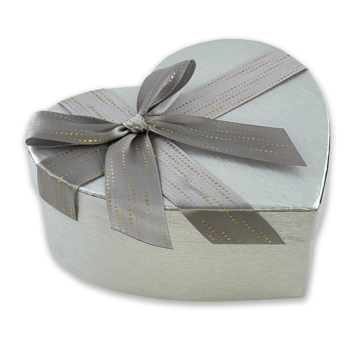 Soap roses in a box with silver heart – a perfect gift for birthdays and anniversaries