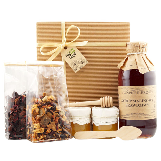 Tea set for grandma - Personalized gift for grandmother with tea and sweets