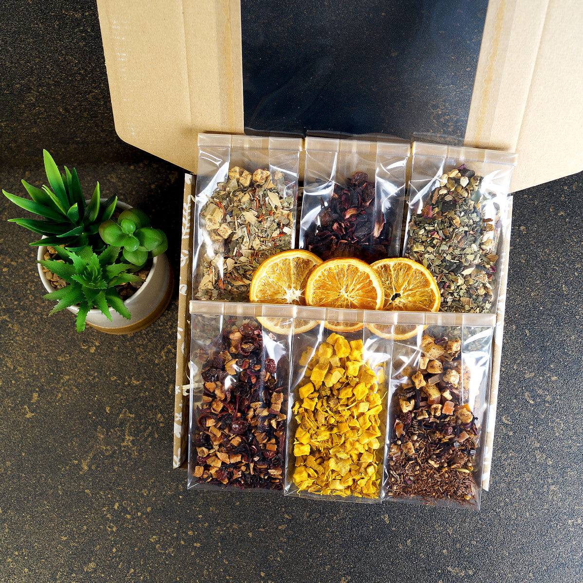 Tea Assortment Gift Box with Fruit and Herbal Teas – Perfect for Easter Gifts