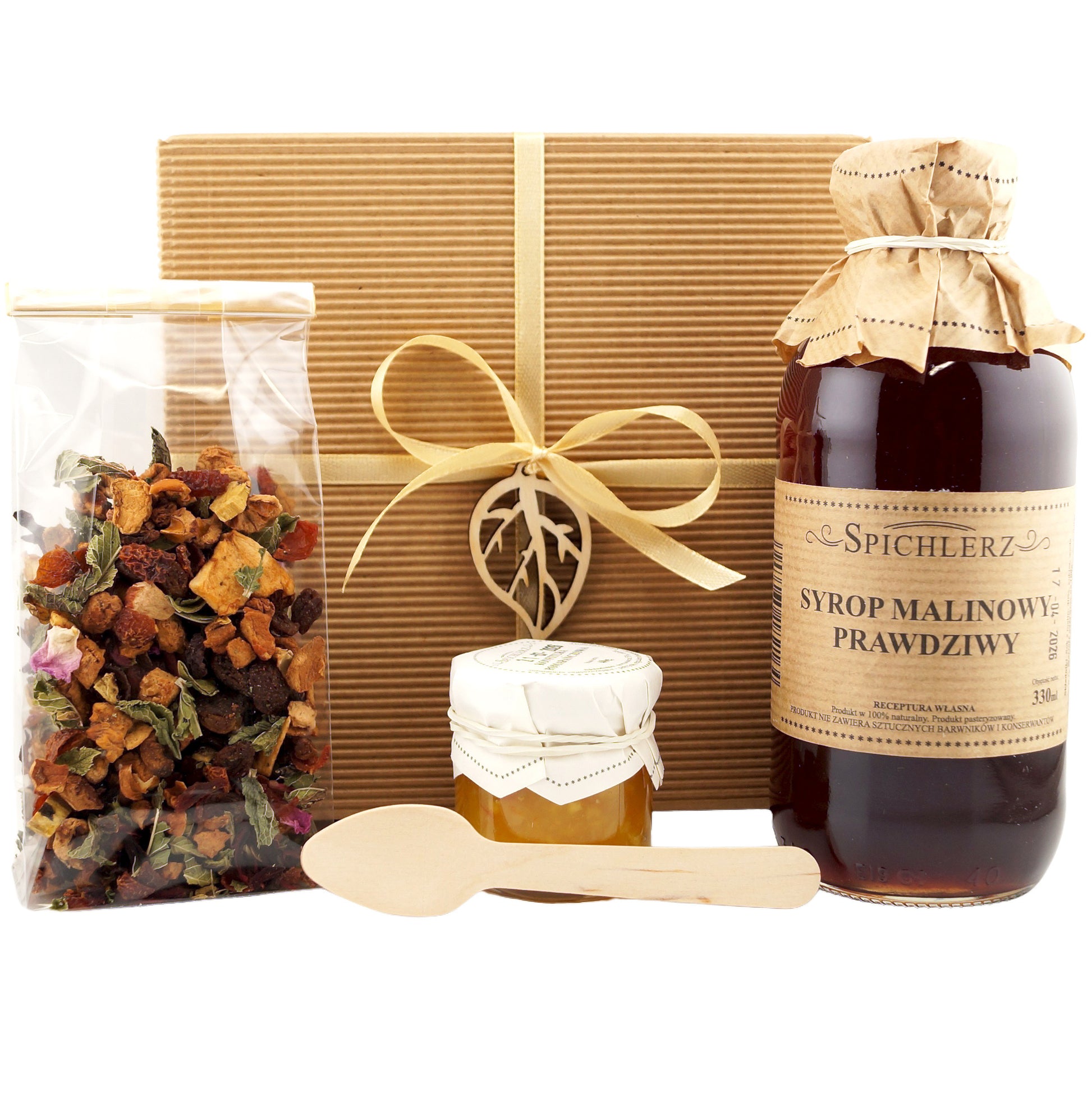 Luxury tea gift set with honey and sweets – perfect thank you gift for teacher