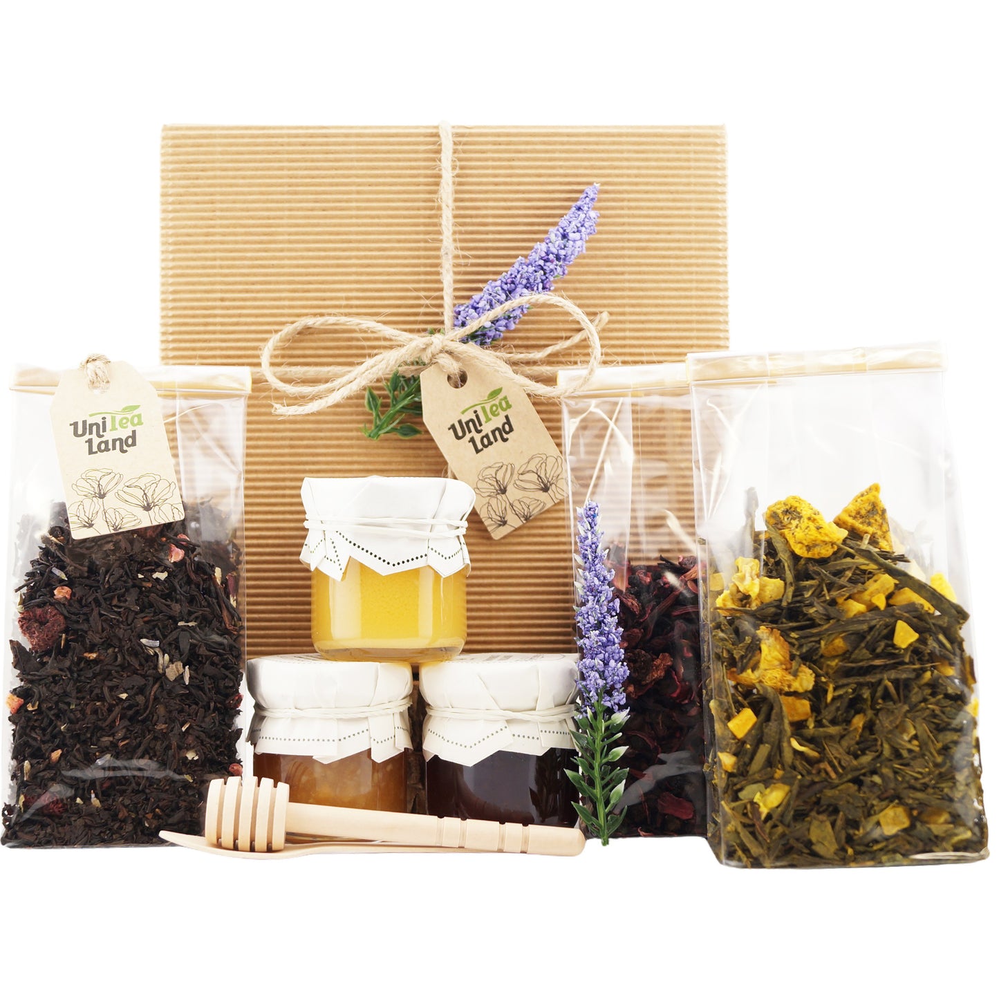 Premium tea gift set for mom with sweets – ideal Mother's Day or birthday present