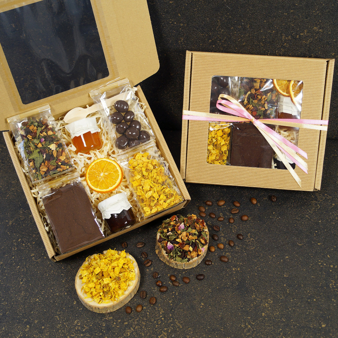 Top view of Mother's Day tea box – thoughtful and creative gift