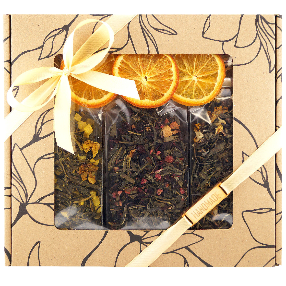 Unique gift basket for grandma – luxury tea selection with a beautiful gift box