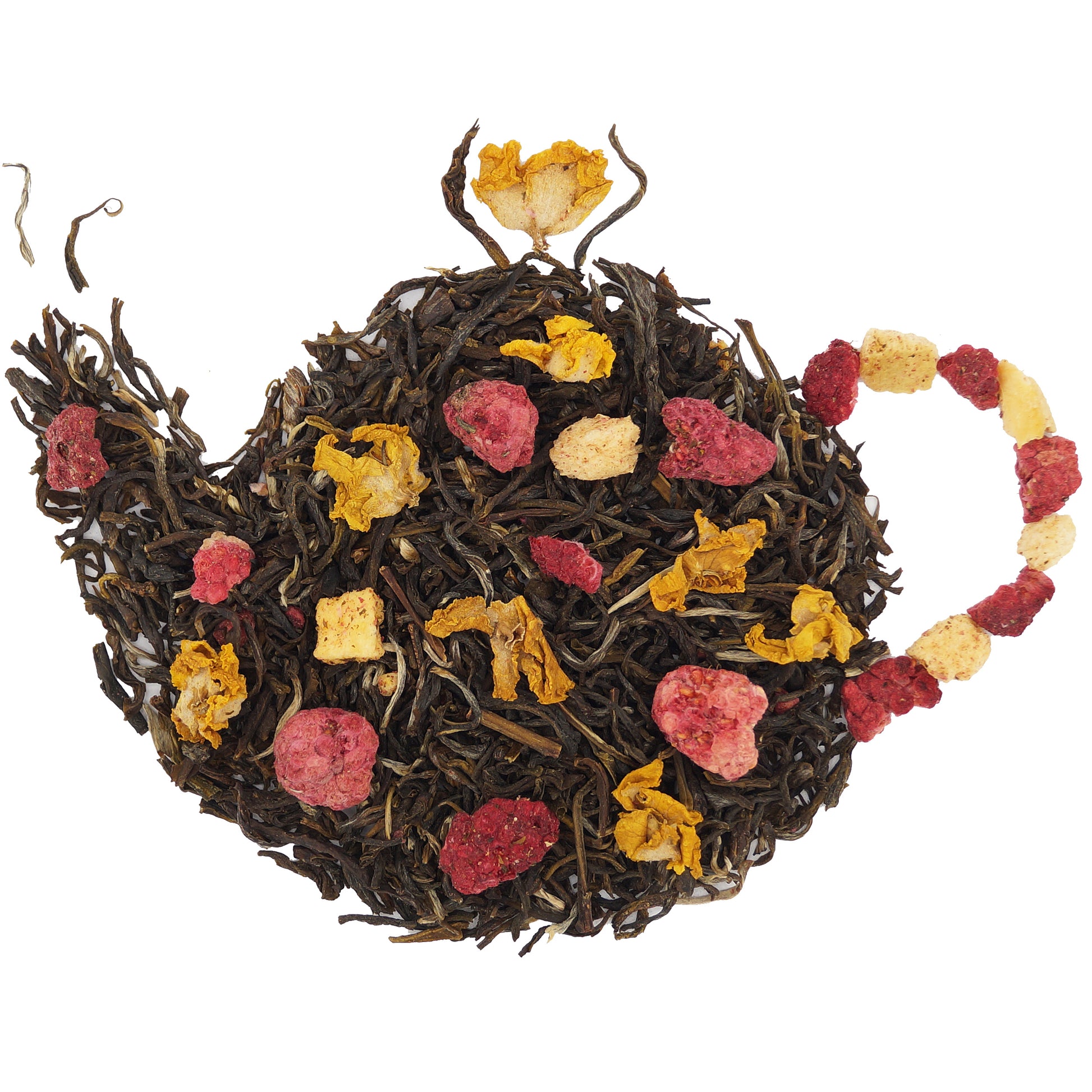 White Tea with Raspberry and Physalis – Fruity Loose Leaf White Tea Blend