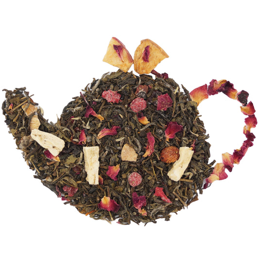 White Tea Tropical Essence – Exotic Loose Leaf Tea with Mango, Pineapple & Apple